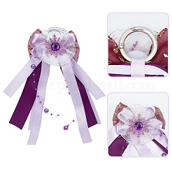 Alloy & Ribbon Ornament Accessories Shoe Charms&nbsp;DIY-CY0002-96B