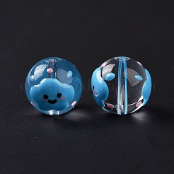 Transparent Glass Beads&nbsp;LAMP-B021-03B-17