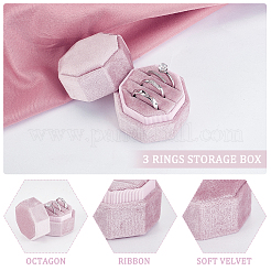 Velvet Ring Boxes&nbsp;VBOX-WH0013-01A