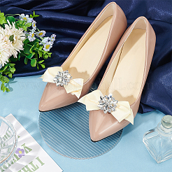 2Pcs Detachable Bowknot Polyester Ribbon Shoe Decoration&nbsp;FIND-FG0003-03A