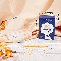 DIY Petal Earring Making Kits&nbsp;DIY-SC0013-77G