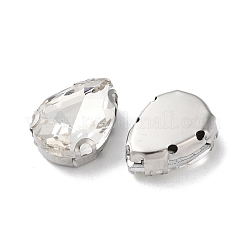 Teardrop Sew on Rhinestone&nbsp;RGLA-L028-09G-01