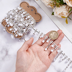 2 Yards Iron Rhinestone Cup Chains&nbsp;DIY-NB0015-85P