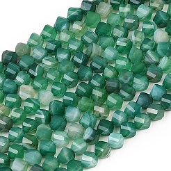 Natural Banded Agate Beads Strands&nbsp;G-P611-C11-01