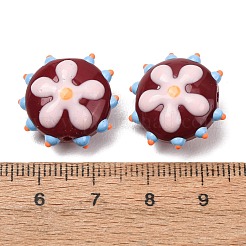 Baking Paint Glass Enamel Beads&nbsp;LAMP-S080-03D