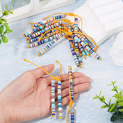 Handmade Polymer Clay Bead Bracelets Making&nbsp;AJEW-TAC00107