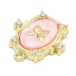 Alloy Cellulose Acetate Rhinestone Pendant&nbsp;PALLOY-E582-07G-01