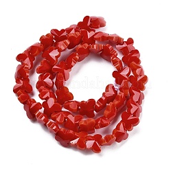 Opaque Color Glass Beads Strands&nbsp;EGLA-L045-I-B02