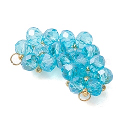 Glass Pendants&nbsp;PALLOY-MZ01298-02