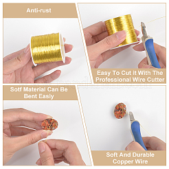 100M Copper Wire Roll&nbsp;CWIR-WH0008-20B-G