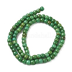 Dyed Synthetic Magnesite Beads Strands&nbsp;GG-CBA3F2C-B01-01