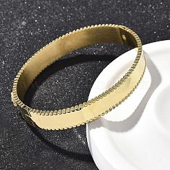 304 Stainless Steel Hinged Bangles for Women&nbsp;BJEW-A028-01G