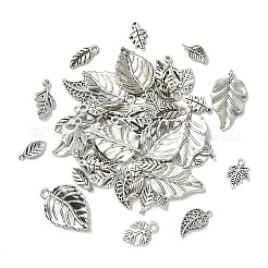 50Pcs 10 Styles Tibetan Style Alloy Pendants&nbsp;TIBE-YW0001-49