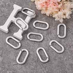 Opaque Spray Painted Acrylic Linking Rings&nbsp;OACR-S021-68A-B02