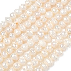 Natural Cultured Freshwater Pearl Beads Strands&nbsp;PEAR-L034-11A
