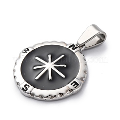 304 Stainless Steel Enamel Pendants&nbsp;STAS-U043-14P
