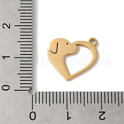 201 Stainless Steel Pendants&nbsp;STAS-E211-09G