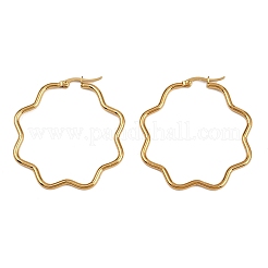 201 Stainless Steel Hoop Earrings&nbsp;EJEW-F205-16G-A