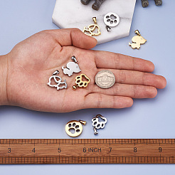 304 Stainless Steel Pendants&nbsp;STAS-FW0001-09