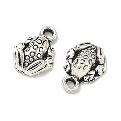 Tibetan Style Alloy Frog Charms&nbsp;X-TIBEP-O009-28