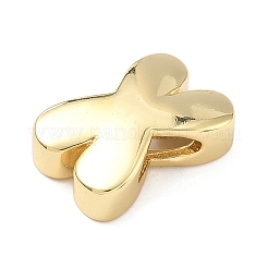 Brass Initial Beads&nbsp;KK-B167-27G-01X