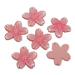Opaque Printed Acrylic Pendants&nbsp;SACR-WH0001-28