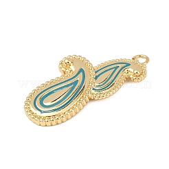 Brass Enamel Pendants&nbsp;KK-K408-43B-02