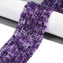 Natural Purple Fluorite Beads Strands&nbsp;G-P553-E02-03