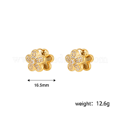 304 Stainless Steel Hoop Earrings&nbsp;LR0799-4