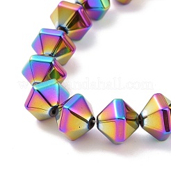 Electroplated Non-magnetic Synthetic Hematite Beads Strands&nbsp;G-G862-01C