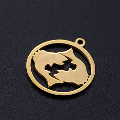 201 Stainless Steel Pendants&nbsp;STAS-S105-JN363-12
