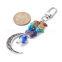 Moon Alloy Pendant Decoraiton&nbsp;HJEW-JM01393