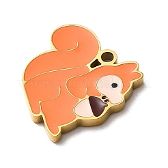 304 Stainless Steel Enamel Charms&nbsp;STAS-I336-15G
