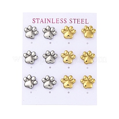 304 Stainless Steel Stud Earrings&nbsp;EJEW-C099-22G