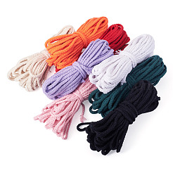 8 Skeins 8 Colors Braided Cotton String Threads for Crafts Knitting Making&nbsp;OCOR-TA0003-56