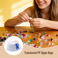 50Pcs Transparent Plastic Resealable Packaging Bags&nbsp;OPP-TA0001-28
