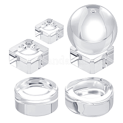 5Pcs 5 Styles Glass Crystal Ball Holder&nbsp;AJEW-PH0006-59