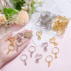 DIY Keychain Findings Kits&nbsp;DIY-SP0006-95B