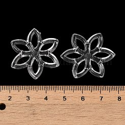 Transparent Acrylic Pendants&nbsp;TACR-G048-28