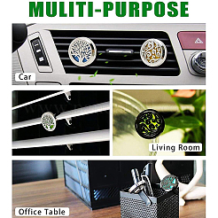 316 Stainless Steel Car Diffuser Locket Clips&nbsp;STAS-BC0002-01