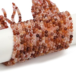 Natural Red Hematoid Quartz Beads Strands&nbsp;G-C181-B02-02
