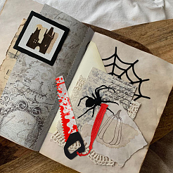 6Pcs 6 Styles Blood Acrylic Bookmarks with Tassel&nbsp;AJEW-CP0009-56