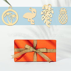 32Pcs 8 Style 304 Stainless Steel Pendants&nbsp;STAS-DC0012-99