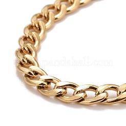 Ion Plating(IP)  304 Stainless Steel Chain Necklaces&nbsp;NJEW-A002-07G