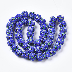 Handmade Lampwork Beads Strands&nbsp;LAMP-N021-015A-03