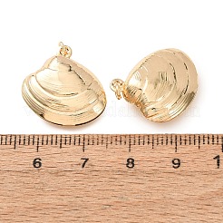 Brass Pendants&nbsp;KK-CJCC82B-01B-G-RS