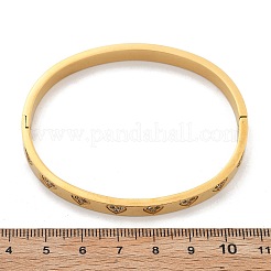 304 Stainless Steel Rhinestone Bangles for Women&nbsp;BJEW-Z092-15G