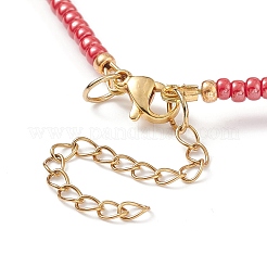 Natural Carnelian Beaded Necklaces for Women&nbsp;NJEW-JN03984