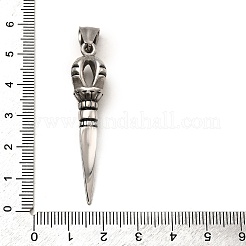 304 Stainless Steel Big Pendants&nbsp;STAS-H385-02AS