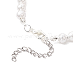Shell Pearl & Synthetic Coral Beads Bracelets for Women&nbsp;BJEW-TA00678